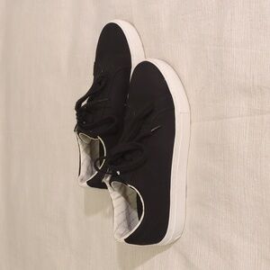 GREATS Black Canvas Sneakers - Size 8